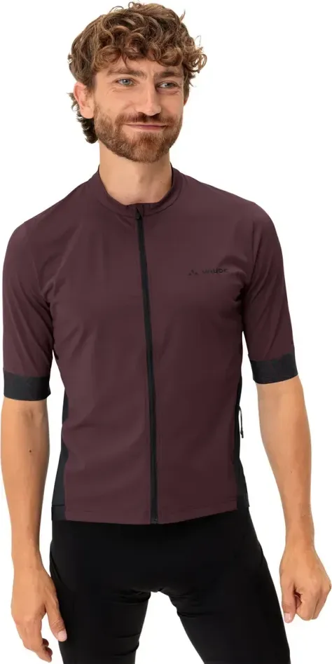 Vaude cyklistický dres Kuro FZ, dark oak, pánsky