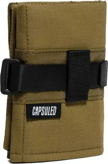 Capsuled Taška na cyklistické príslušenstvo Utility Bag Military Olive, Čierna/Hnedá