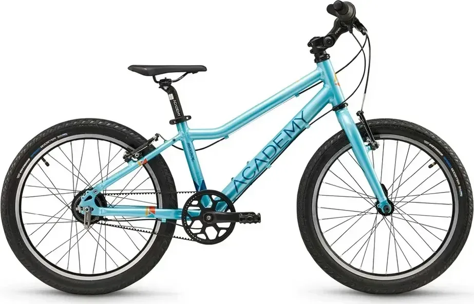 ACADEMY Detský bicykel Grade 4 Belt 20" 2025 Tyrkysová, Žltá/Modrá/Fialová