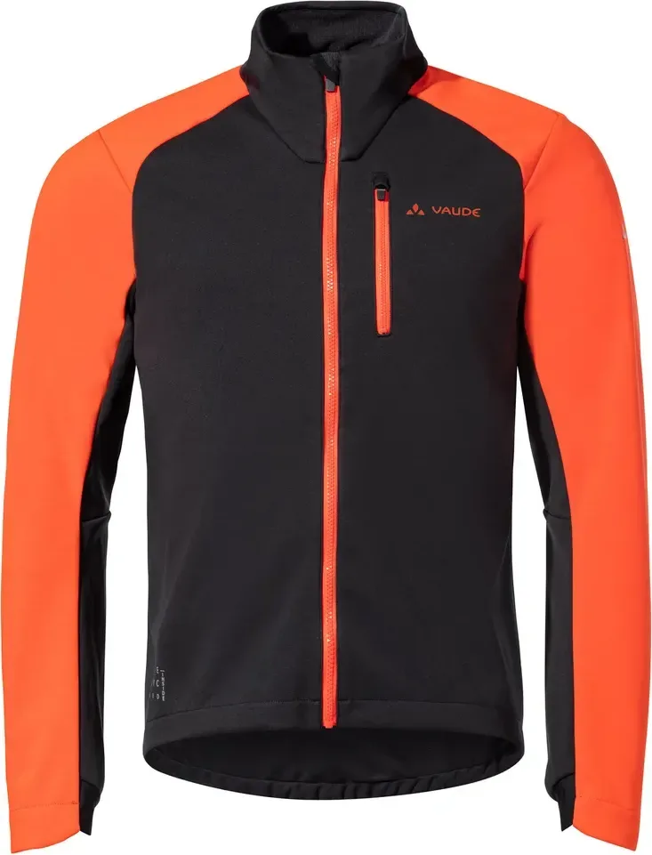 Vaude cyklistická bunda Posta Softshell VI, pánska, glowing red