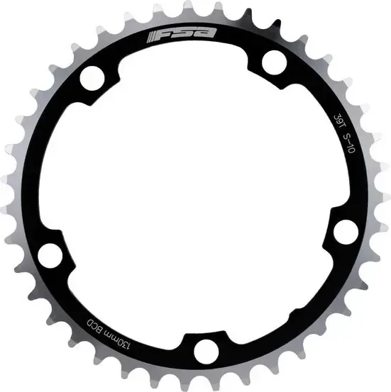 FSA prevodník ROAD PRO black polished 130x39T N11 WB293