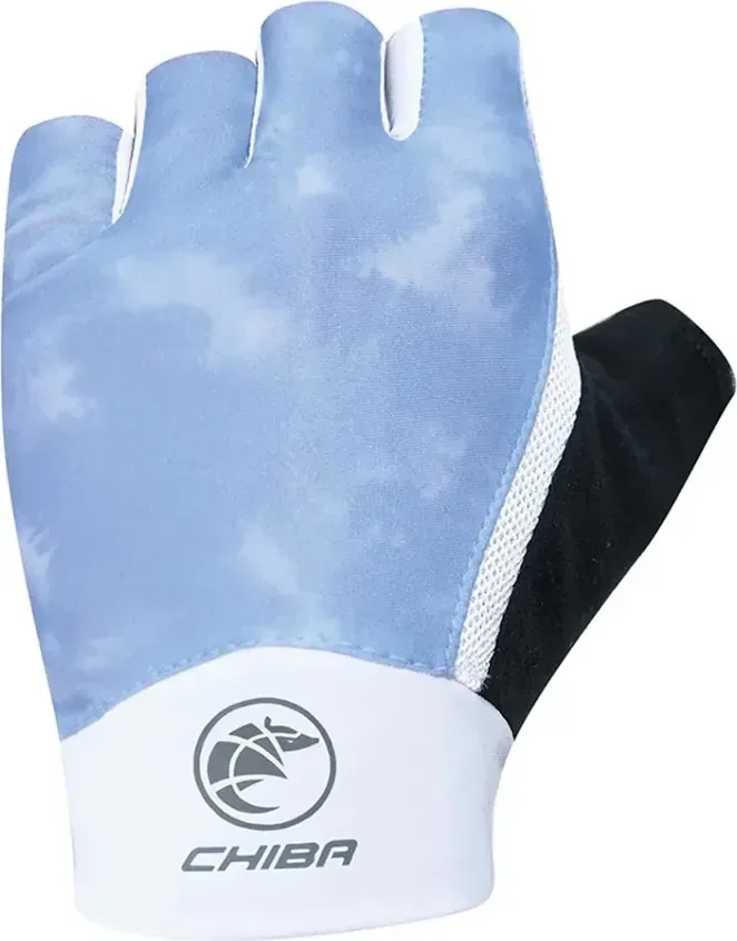 Chiba Cyklistické rukavice Lady Tie Dye BLUE S, Modrá