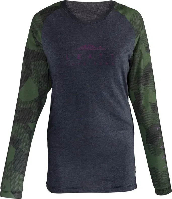 Leatt dres s dlhým rukávom MTB AllMtn 3.0, dámsky, spinach