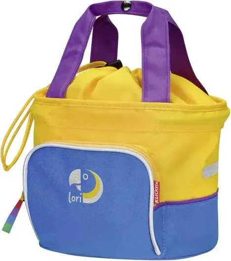 KLICKfix Lori Shopper detský batoh 4l Modrá, Zelená/Modrá/Červená/Fialová