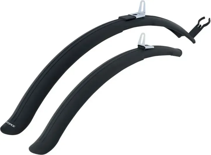 FORCE blatníky 24 - 26" dlhý úchyt, plast, čierne