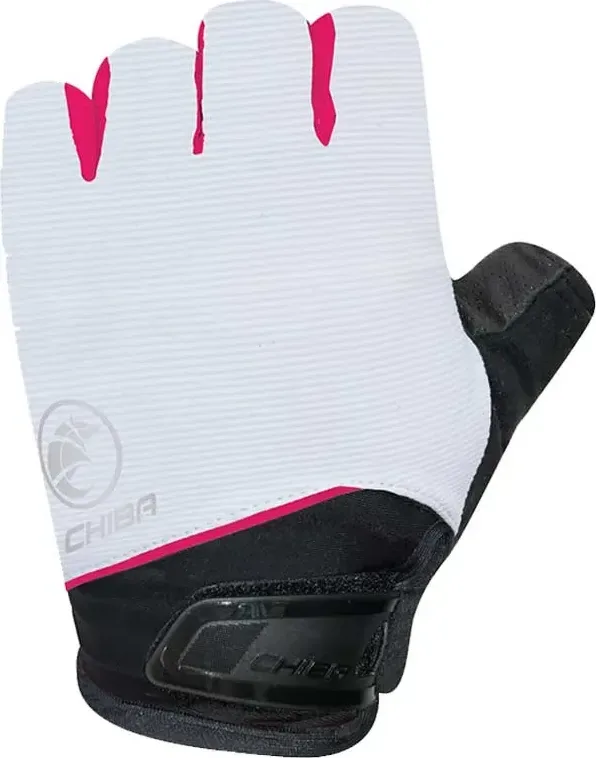 Chiba Cyklistické rukavice pre ženy BioXCell Lady biele M, Biela