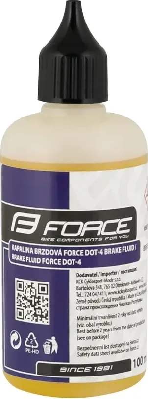 FORCE kvapalina brzdová DOT-4 Brake Fluid 100ml