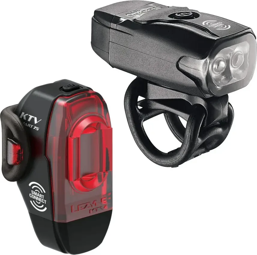 LEZYNE set svetiel KTV DRIVE a KTV PRO SMART, čierne