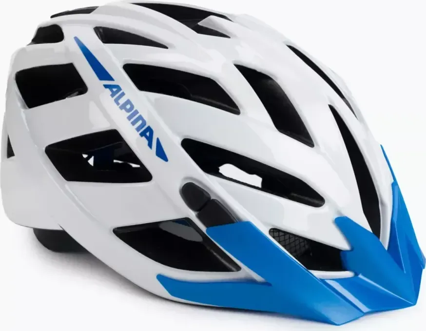 Alpina cyklistická prilba Panoma 3.0 white-blue gloss