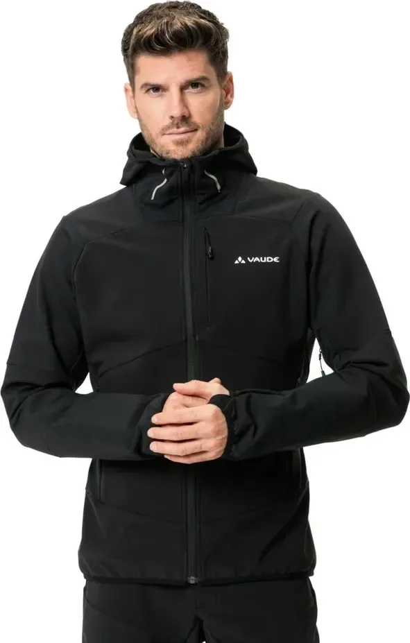 Vaude softshellová bunda Larice V, pánska, čierna