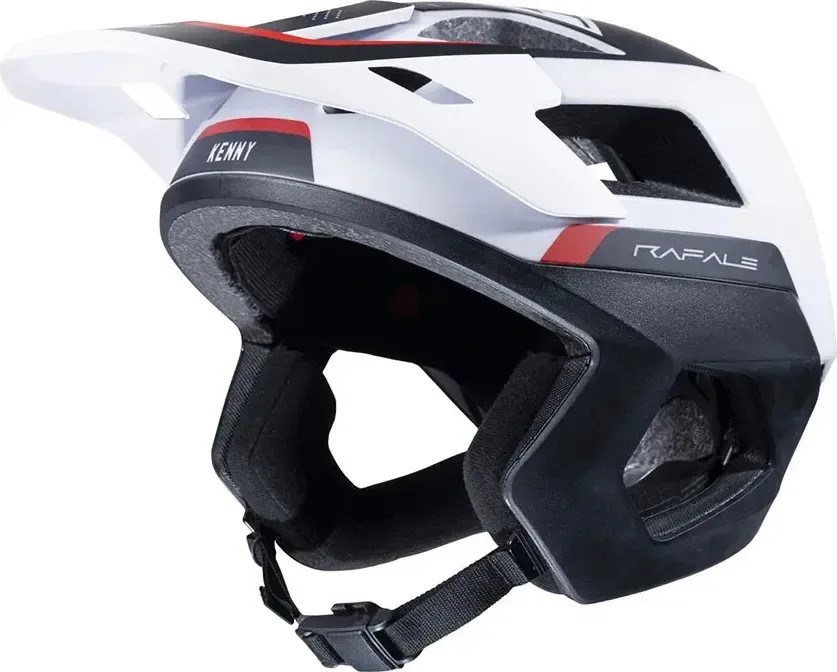 KENNY Cyklistická prilba RAFALE White Red L, Biela/Červená