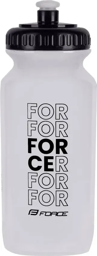 Force fľaša DAILY 0,5 l, transparentná-čierna