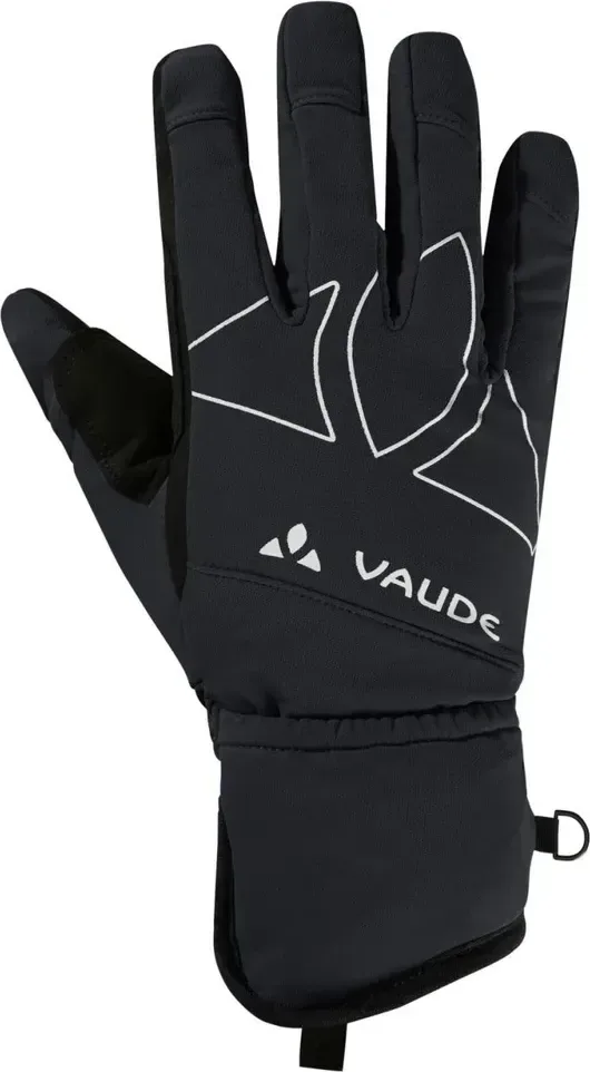 Vaude lyžiarske rukavice La Varella, unisex, čierne