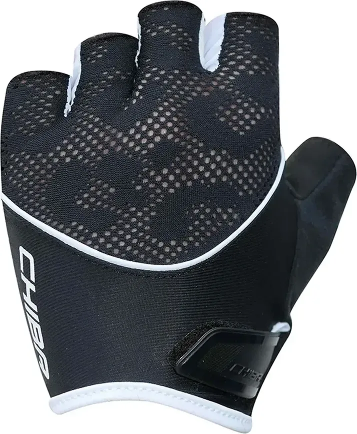 Chiba Cyklistické rukavice Lady Gel BLACK/WHITE S, Čierna