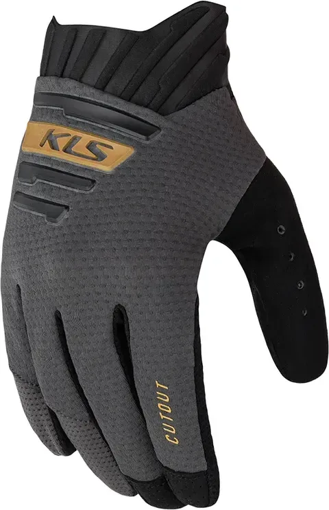 Rukavice KLS CUTOUT LONG 022 anthracite L