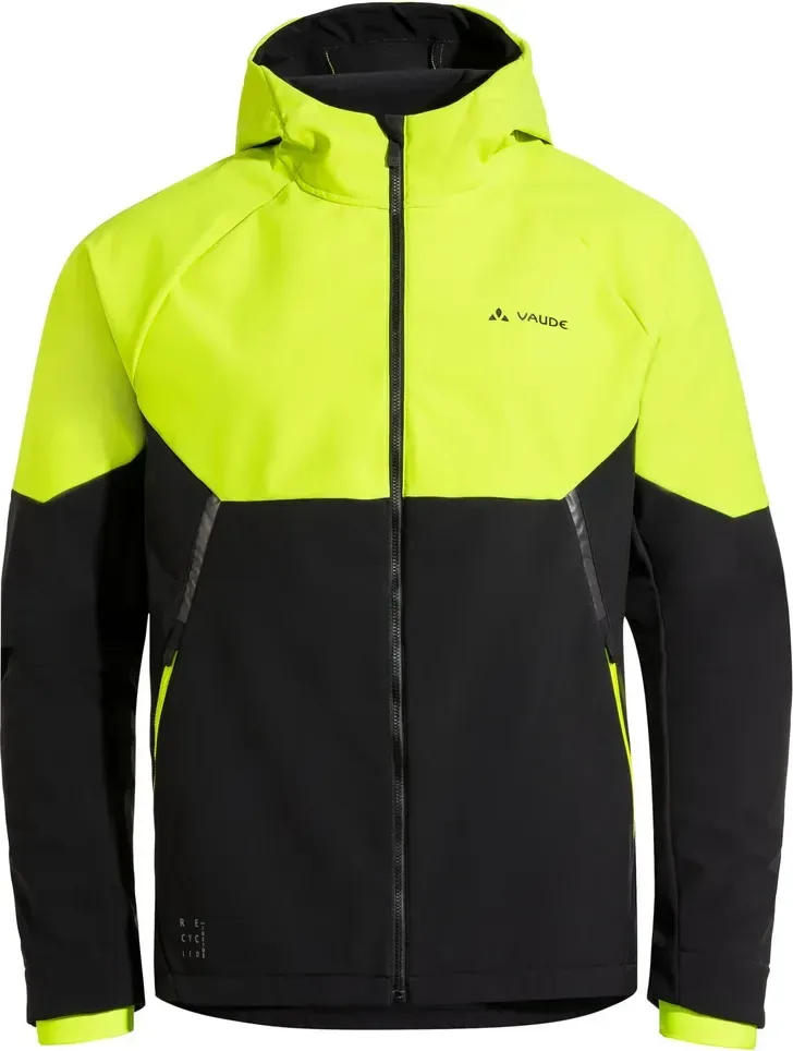 Vaude cyklistická bunda Qimsa Softshell, pánska, neon yellow