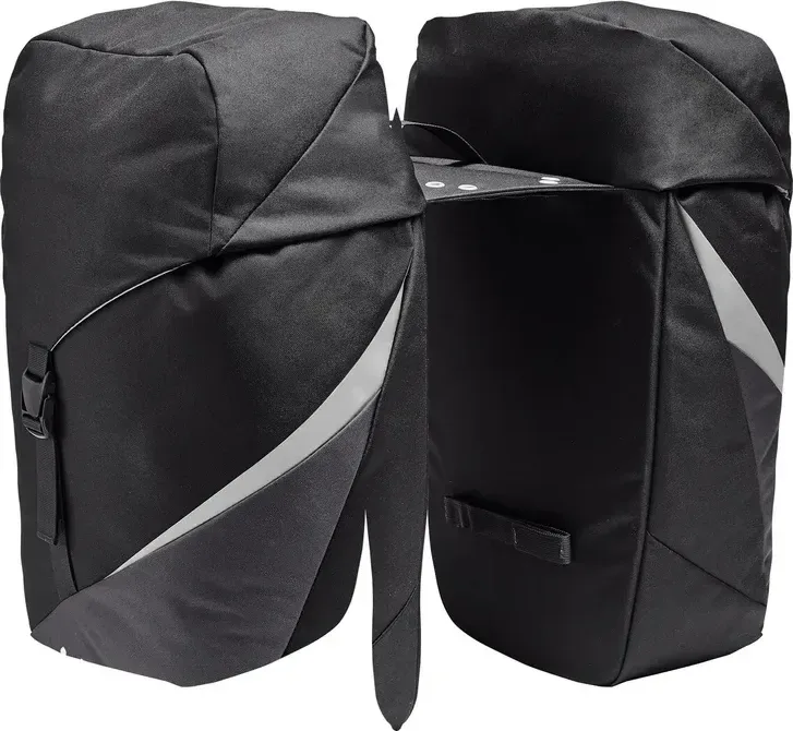 Vaude dvojitá taška na nosič TwinRoadster, black