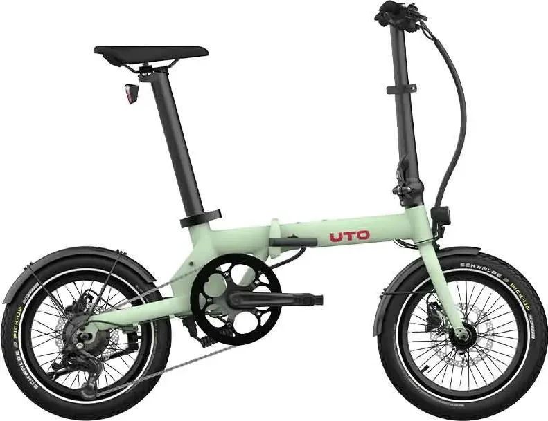 UTO Skladací elektrobicykel OG16 2025 Sage Green, Čierna/Zelená/Modrá/Béžová