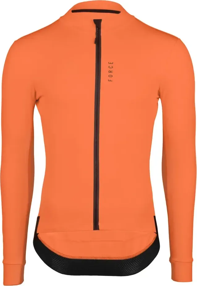 Force dres ENDLESS dlhý rukáv, oranžový