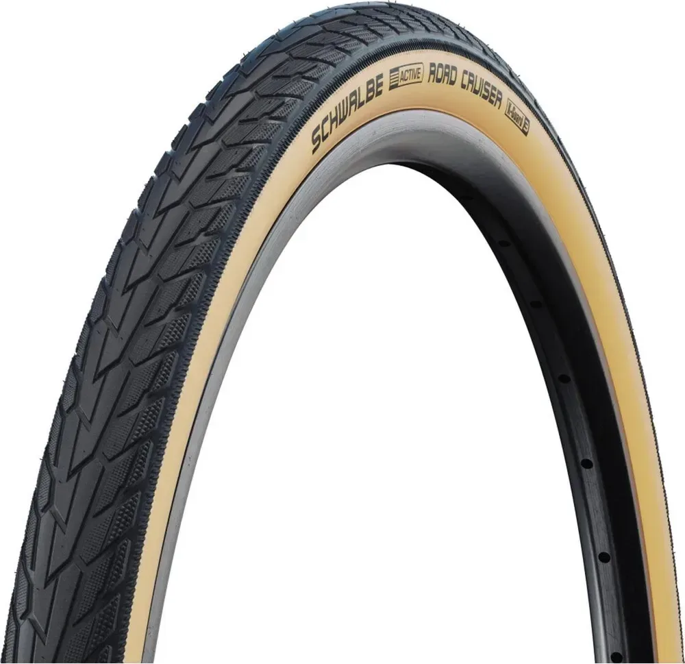 Plášť ROAD CRUISER 27x1 1/4 (28/32-630) 50EPI 550g TwinSkin K-Guard Green bledý bok