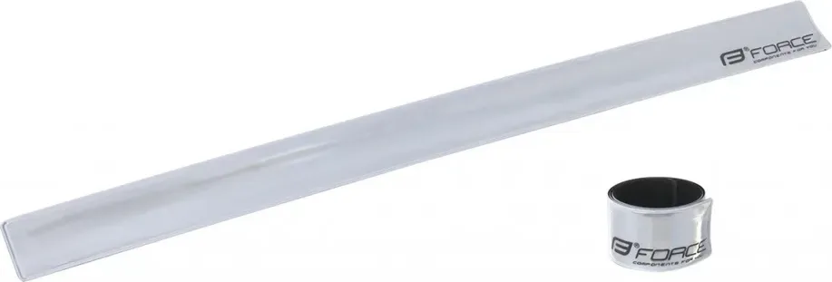 Force samonavíjací pásik 38 cm, strieborný