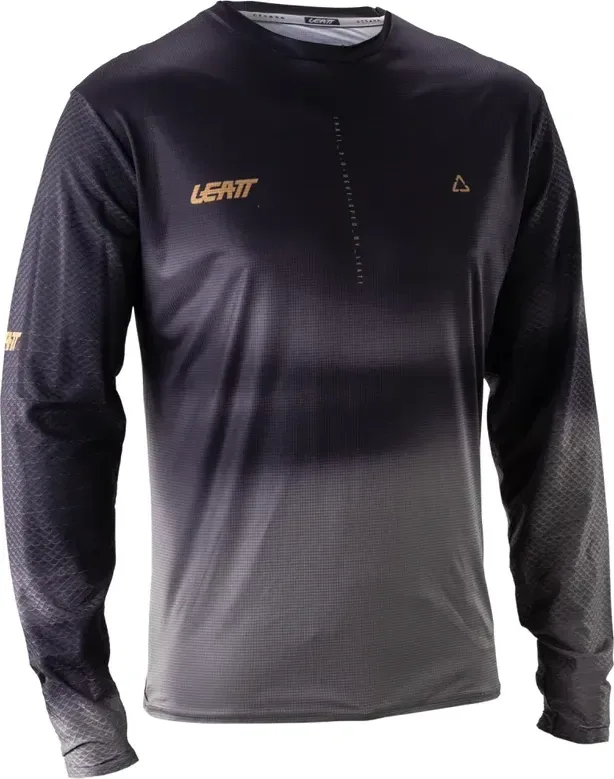 LEATT dres dlhý rukáv MTB Trail 3.0, Ghost Black