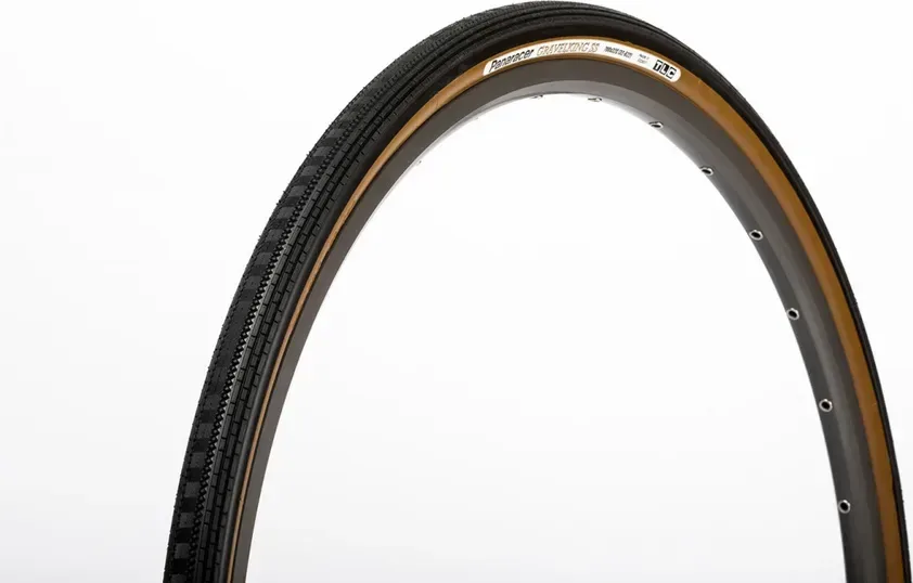 PANARACER Plášť Gravelking SS, kevlar. pätka, čierno-hnedý