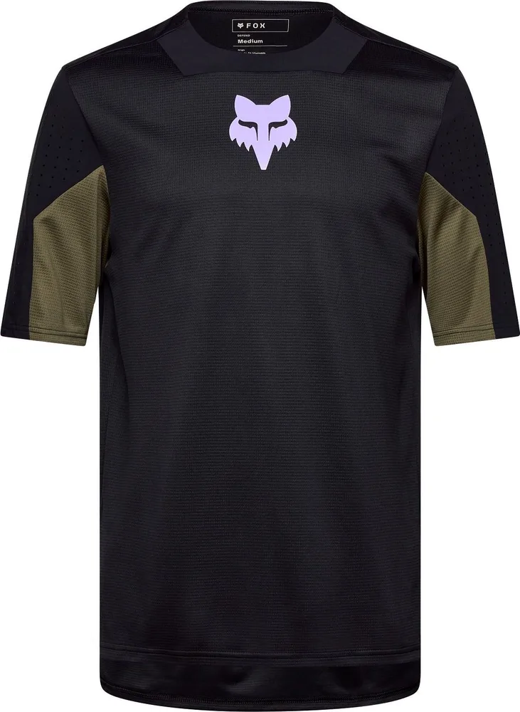 Pánsky dres Fox Defend Park, krátky rukáv, Black, XL