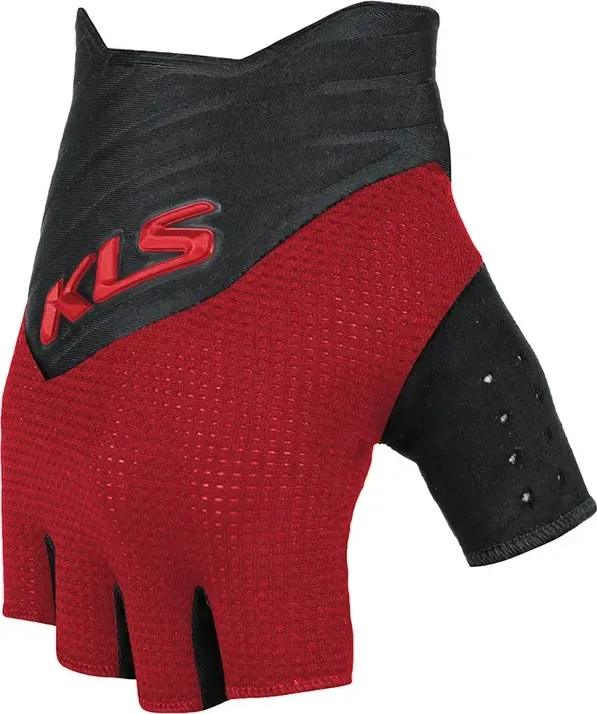 Rukavice KLS Cutout short, red, L