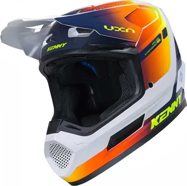 KENNY Cyklistická prilba PERFORMANCE GRAPHIC Navy Orange 2026 L, Oranžová