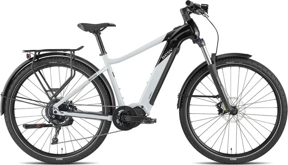 BESV Mestský elektrobicykel TRX Urban 1.3 2026 M, Sivá/Biela