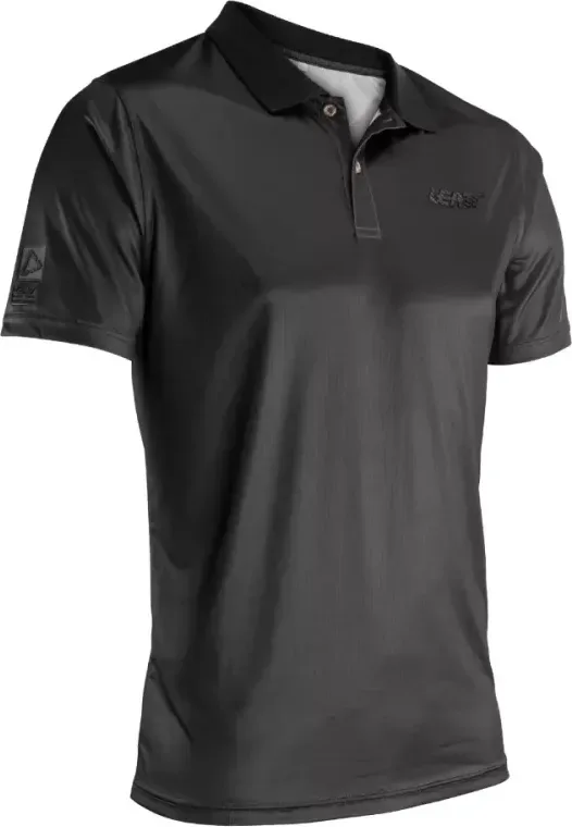 Leatt polo triko Team Short, pánske, graphene