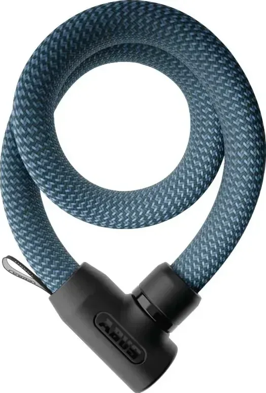 ABUS Zámok na bicykel Yarnit 4004K/110, Čierna/Sivá/Modrá/Fialová