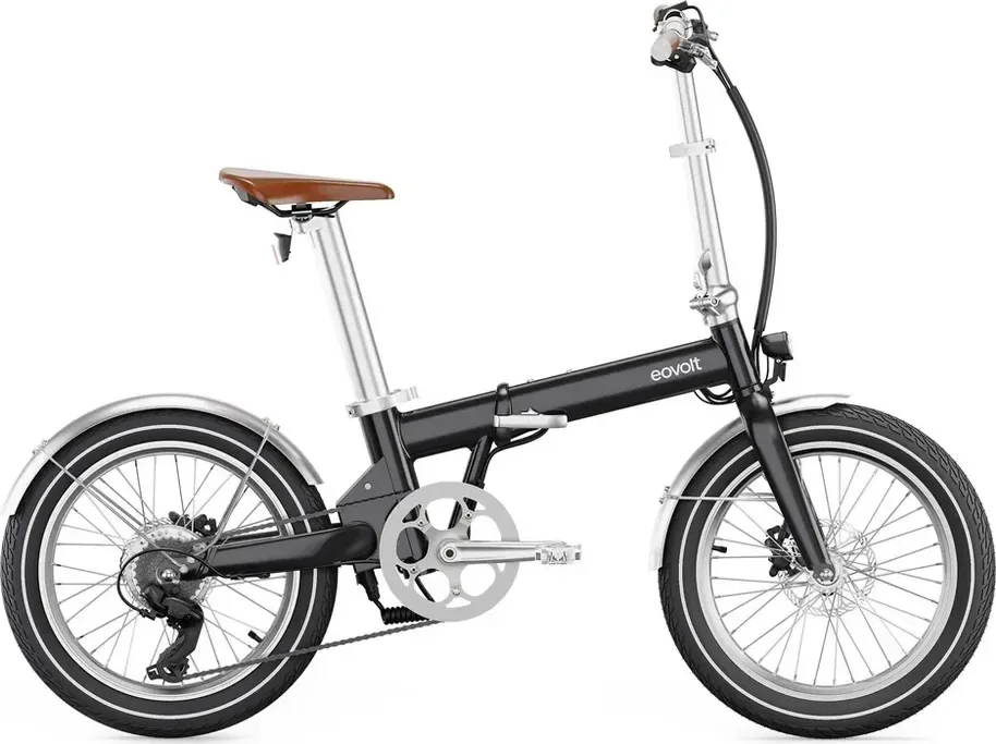 EOVOLT Skladací elektrobicykel Afternoon V3 20" Vintage edition 2025 Čierna, Čierna/Modrá