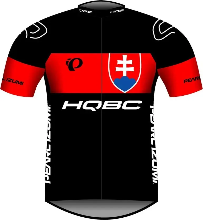 Dres QPI SK TEAM 2021 krátky rukáv čierna/červená /Vel:L