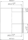 FSA hlavové zloženie 1/DX Pro (I/E) No.9M/CUP/CC 1.5R/12B-OD 55/57