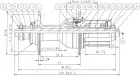 Novatec F172SB-QR-11S zadný náboj, 28 dier, QR, Shimano HG, OEM