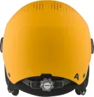 ALPINA Juniorská lyžiarska prilba ZUPO VISOR Q-LITE ohnivo žltá