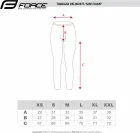 FORCE nohavice RIDGE LADY do pásu s vložkou, čierno-šedé