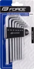 FORCE sada 7 torx kľúčov PROFI T10-40, v držiaku