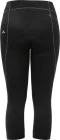 Vaude cyklistické nohavice Active 3/4, dámske, black uni