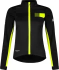 FORCE dámska bunda FROST softshell, čierno-fluo