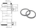 FSA hlavové zloženie TH-860 15.7mm alloy 1-1/8-OD 34
