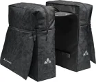 Vaude dvojitá taška na nosič TwinZipper, black
