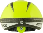 FORCE prilba FUN STRIPES detská, fluo-čierno-šedá