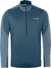 Vaude fleecový pulóver Livigno Halfzip II, pánsky, blue gray