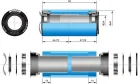 FSA stredové zloženie kľúk M/EXO 24mm MTB pre rám PF92 (BB-ALM92/SLE)