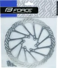 FORCE kotúč brzdový -2 180 mm, 6 dier, strieborný