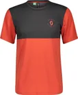 Pánsky dres Scott Trail Flow DRI, krátky rukáv, Fiery Red/Dark Grey, M