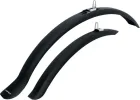FORCE blatníky 26 - 28" predĺžené, plast, čierne